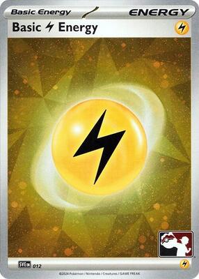 Basic Lightning Energy - 012 (Cosmos Holo) card from Prize Pack Series Cards
