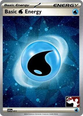 Basic Water Energy - 011 (Cosmos Holo) card from Prize Pack Series Cards
