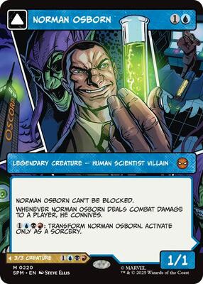 Norman Osborn (Borderless) card from Marvel's Spider-Man