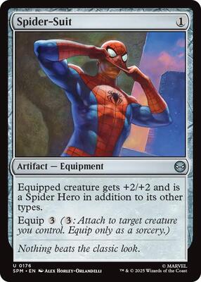 Spider-Suit card from Marvel's Spider-Man