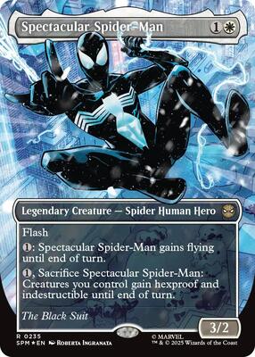Spectacular Spider-Man (0235) (Borderless) (Textured Foil) card from Marvel's Spider-Man