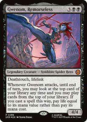 Gwenom, Remorseless card from Unique and Miscellaneous Promos