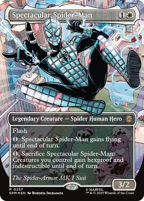 Spectacular Spider-Man (0237) (Borderless) (Textured Foil) card from Marvel's Spider-Man