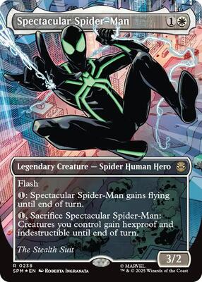 Spectacular Spider-Man (0238) (Borderless) (Textured Foil) card from Marvel's Spider-Man