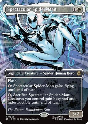 Spectacular Spider-Man (0241) (Borderless) (Textured Foil) card from Marvel's Spider-Man