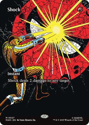 Shock (Borderless) card from Marvel Universe Eternal-Legal