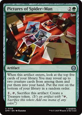 Pictures of Spider-Man card from Marvel's Spider-Man