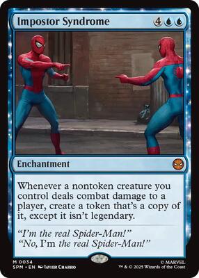 Impostor Syndrome card from Marvel's Spider-Man