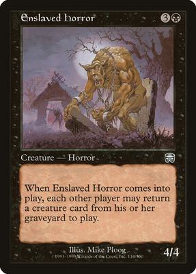 Enslaved Horror card from Mercadian Masques