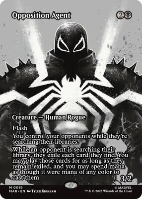 Opposition Agent (Borderless) card from Marvel Universe Eternal-Legal