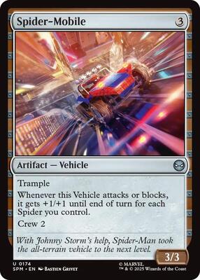 Spider-Mobile card from Marvel's Spider-Man