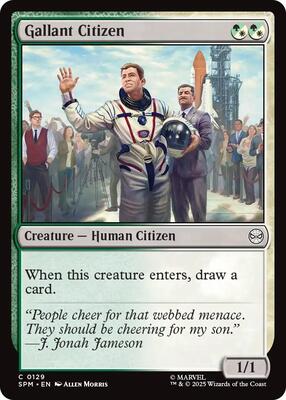 Gallant Citizen card from Marvel's Spider-Man