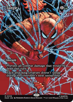Tangle (Borderless) card from Marvel Universe Eternal-Legal