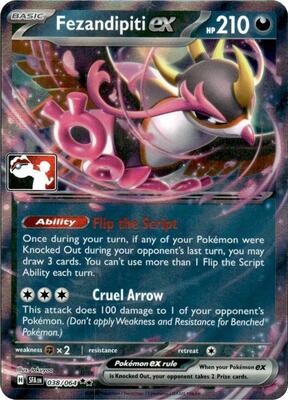Fezandipiti ex - 038/064 (Series 7) card from Prize Pack Series Cards