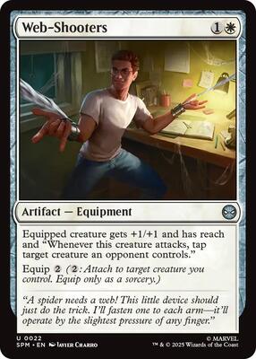 Web-Shooters card from Marvel's Spider-Man