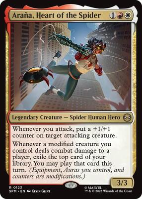 Arana, Heart of the Spider card from Marvel's Spider-Man