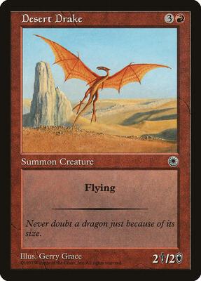 Desert Drake card from Portal