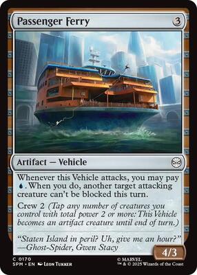 Passenger Ferry card from Marvel's Spider-Man