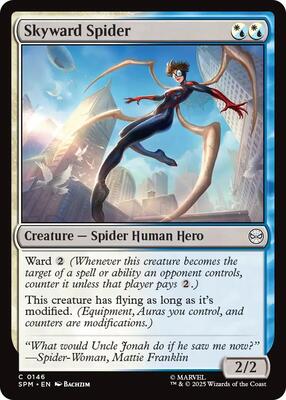 Skyward Spider card from Marvel's Spider-Man
