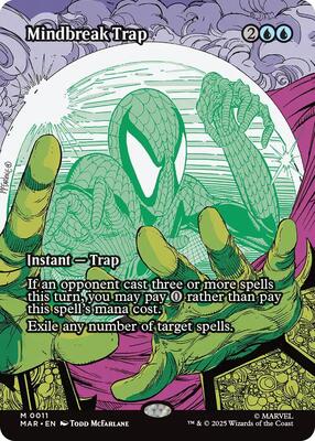 Mindbreak Trap (Borderless) card from Marvel Universe Eternal-Legal