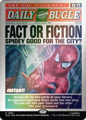 Fact or Fiction (1995) (Rainbow Foil) card from Secret Lair Drop Series