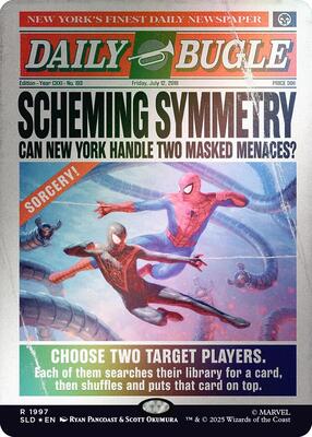 Scheming Symmetry (1997) (Rainbow Foil) card from Secret Lair Drop Series