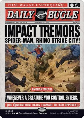 Impact Tremors (1999) card from Secret Lair Drop Series