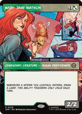 Mary Jane Watson (Borderless) card from Marvel's Spider-Man