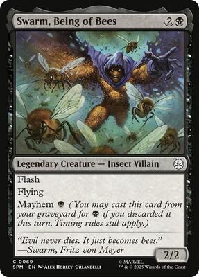 Swarm, Being of Bees card from Marvel's Spider-Man