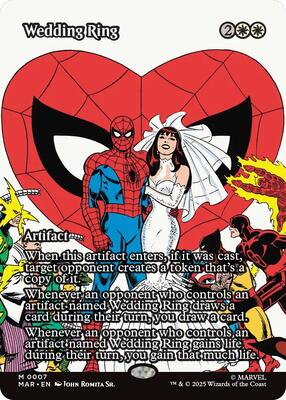 Wedding Ring (Borderless) card from Marvel Universe Eternal-Legal