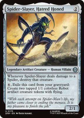 Spider-Slayer, Hatred Honed card from Marvel's Spider-Man