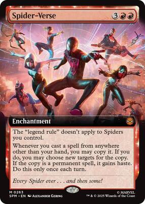 Spider-Verse (Extended Art) card from Marvel's Spider-Man