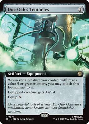 Doc Ock's Tentacles (Extended Art) card from Marvel's Spider-Man