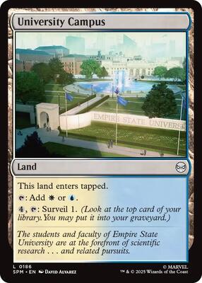 University Campus card from Marvel's Spider-Man