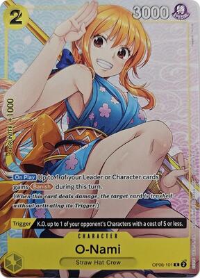 O-Nami (Welcome Pack Vol. 2) card from One Piece Promotion Cards