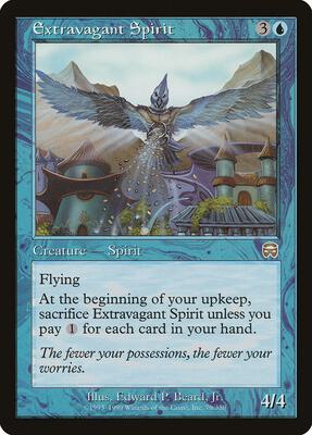 Extravagant Spirit card from Mercadian Masques