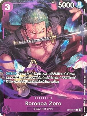 Roronoa Zoro (Welcome Pack Vol. 2) card from One Piece Promotion Cards