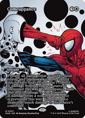 Comeuppance (Borderless) card from Marvel Universe Eternal-Legal