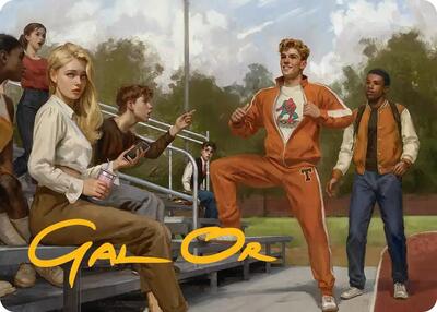 Flash Thompson, Spider-Fan Art Card (Gold-Stamped Signature) card from Art Series: Marvel's Spider-Man