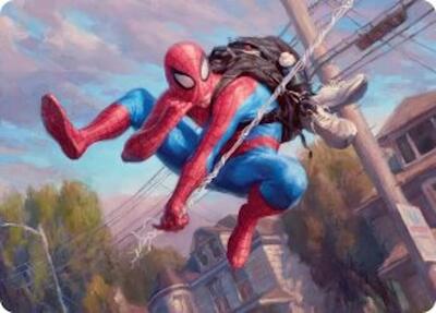 Spider-Man, Web-Slinger Art Card card from Art Series: Marvel's Spider-Man