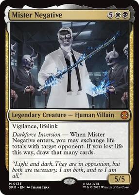 Mister Negative card from Marvel's Spider-Man