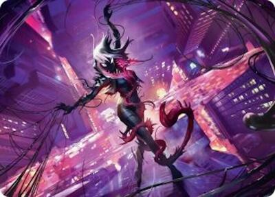 Gwenom, Remorseless Art Card card from Art Series: Marvel's Spider-Man