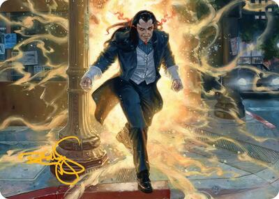 Morlun, Devourer of Spiders Art Card (Gold-Stamped Signature) card from Art Series: Marvel's Spider-Man