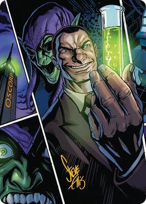 Norman Osborn Art Card (Gold-Stamped Signature) card from Art Series: Marvel's Spider-Man