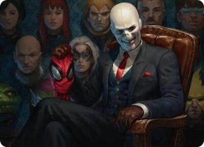 Chameleon, Master of Disguise Art Card card from Art Series: Marvel's Spider-Man