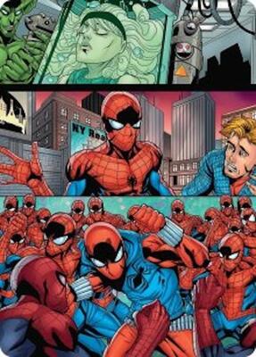 The Clone Saga Art Card card from Art Series: Marvel's Spider-Man