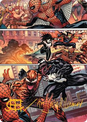Maximum Carnage Art Card (Gold-Stamped Signature) card from Art Series: Marvel's Spider-Man