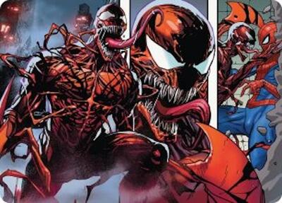 Carnage, Crimson Chaos Art Card card from Art Series: Marvel's Spider-Man
