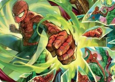 Kapow! Art Card card from Art Series: Marvel's Spider-Man