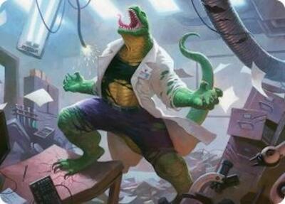 Lizard, Connors's Curse Art Card card from Art Series: Marvel's Spider-Man